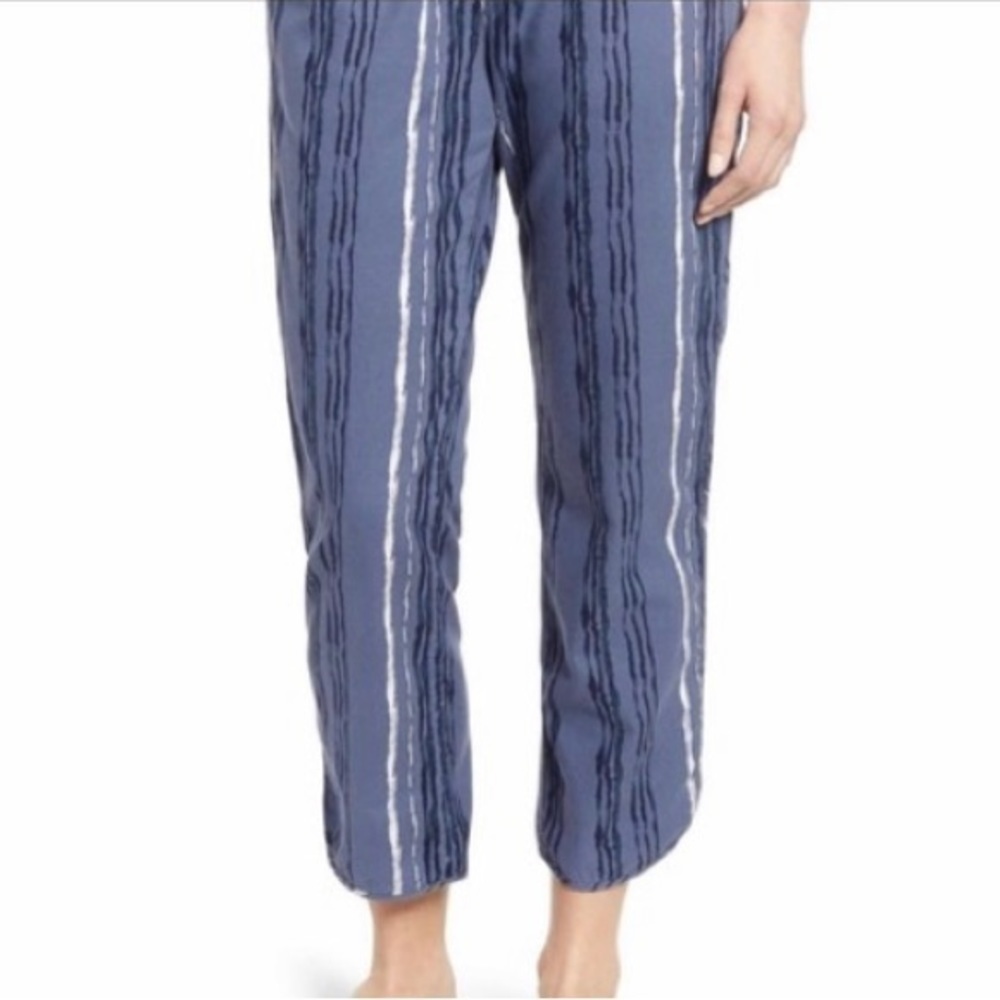 CASLON Casual Blue and White Striped Drawstring Waist Pants Size XS - Picture 5 of 12